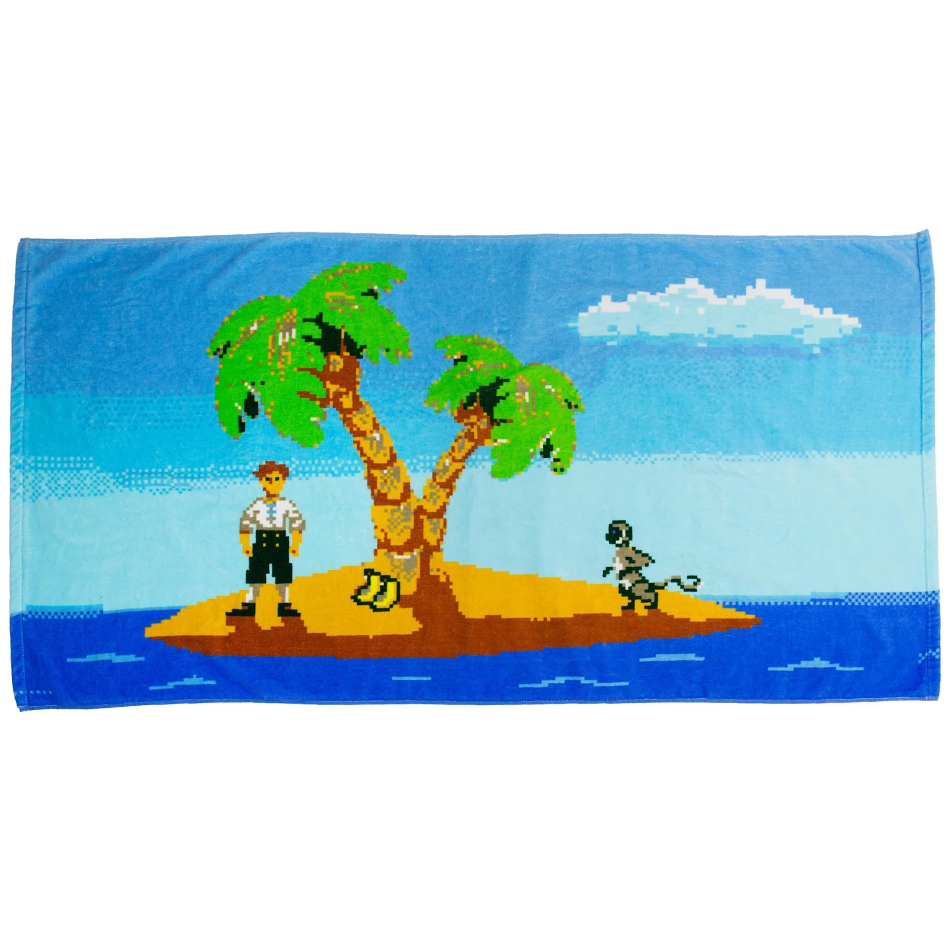 getDigital bath towel, monkey island, 140 x 72 cm