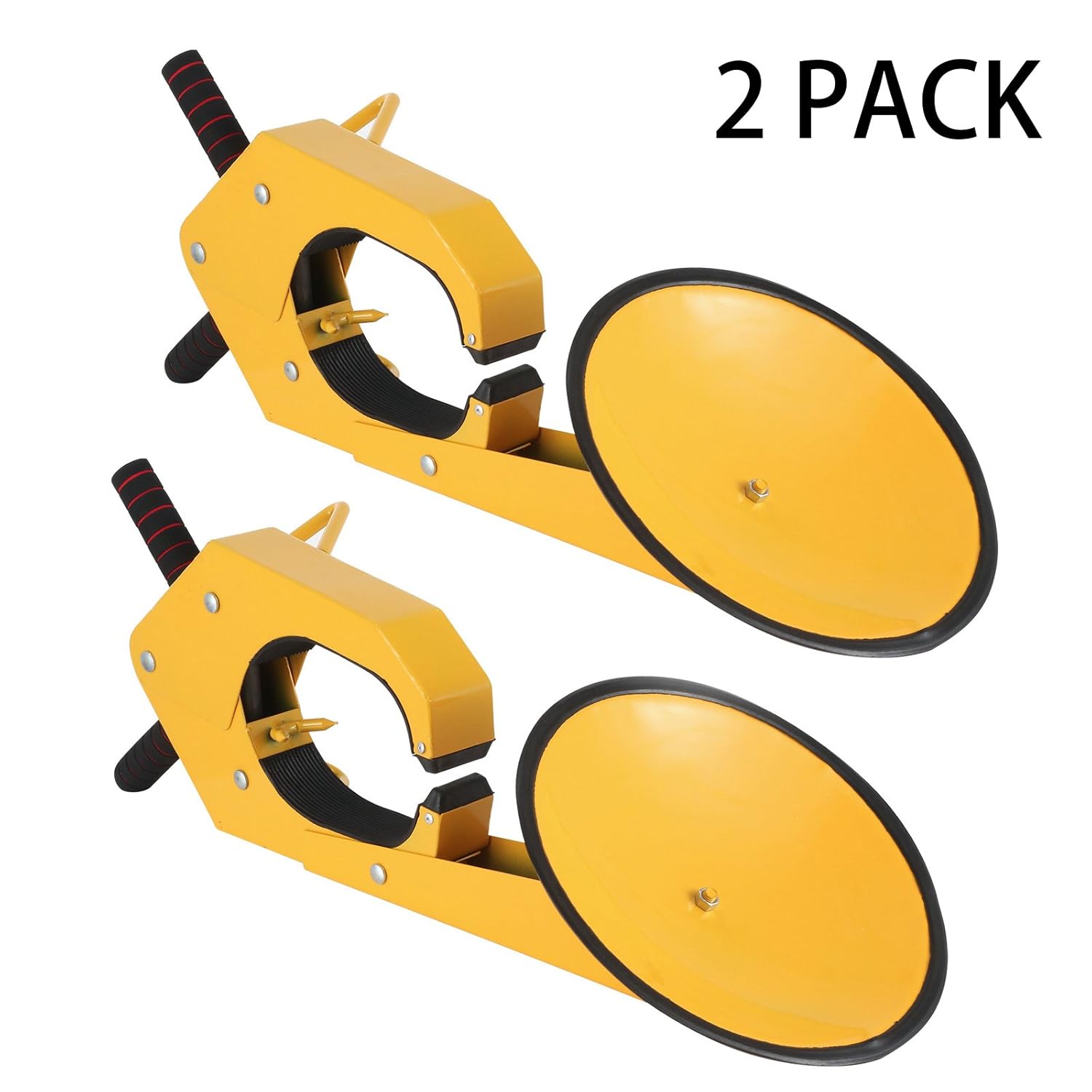 Mophorn 2pcs Wheel Lock Clamp Boot Tire Claw Heavy-duty Anti Theft Parking Boot Car Tire Claw Parking Boot Lock (2 pc)