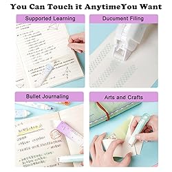 BITOSEE 2 in 1 White Out Correction Tape and Double