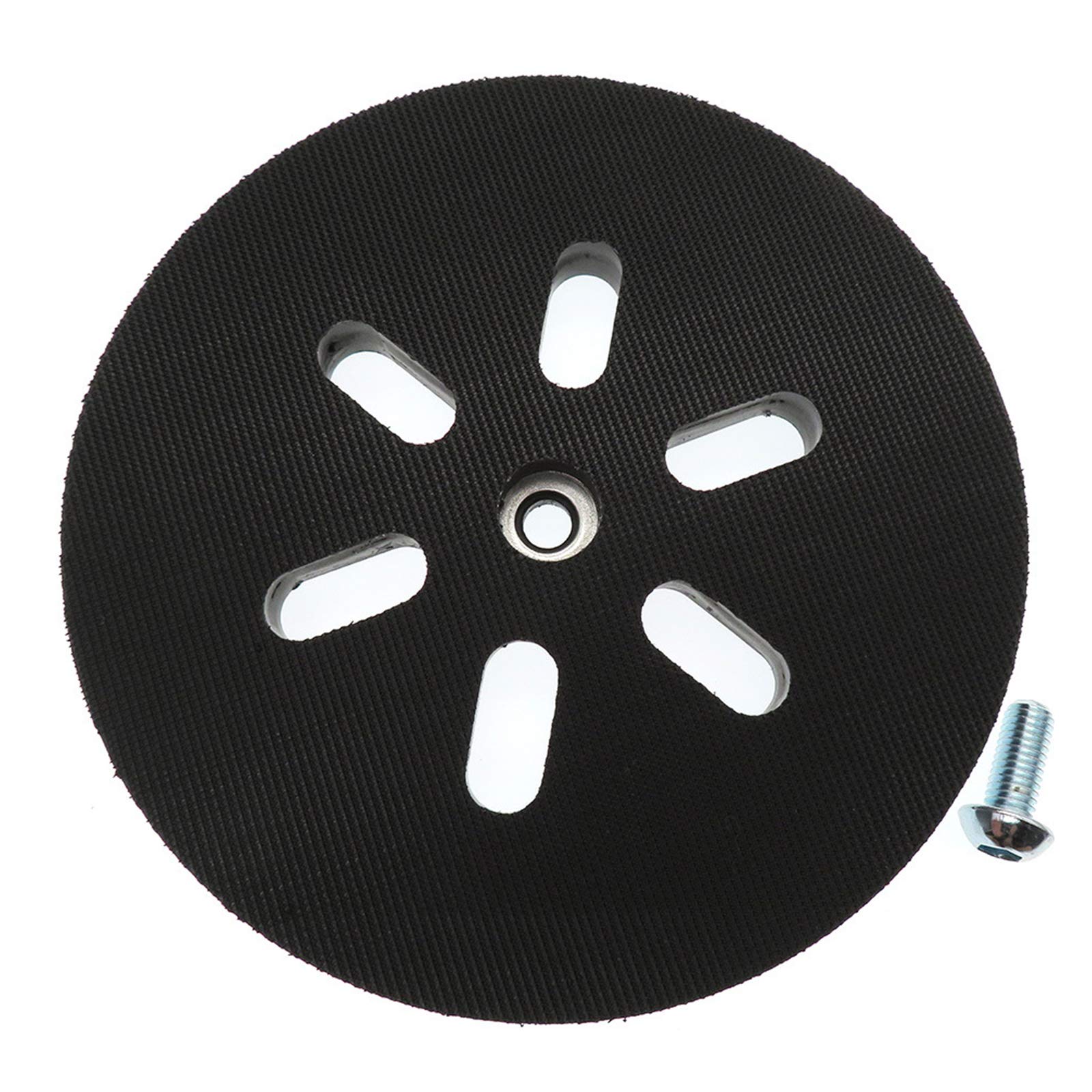 LICHIFIT 6" 150mm Sanding Backing Pad Hook Loop 6 Hole Interface Cushion Pad for Sanding Disc Power Orbital Grinder Tool