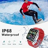 Motast Smart Watch Fitness Tracker 1.69” Touch Screen HR Sleep Monitor IP68 view 6