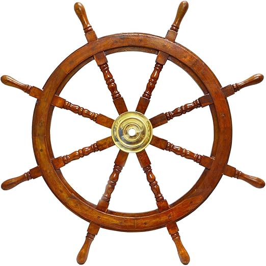 Amazon Com Vintage Armour Store Ship Wheel Ships Steering Wheel