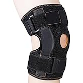 CHIYAN Hinged Knee Brace with Side Stabilizers for Men Women, Metal Hinge Knee Support for Meniscus Tear Arthritis Pain Relief, ACL, PCL, MCL