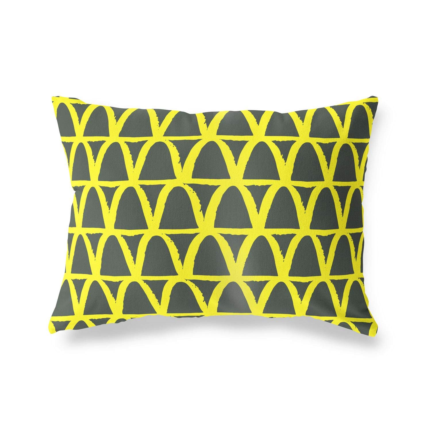 BonaMaison Decorative Cushion Cover, Neon Yellow-Fume Throw Pillow Covers, Home Decorative Pillowcases for Livingroom, Sofa, Bedroom, Size: 45X60 Cm - Designed and Manufactured in Turkey