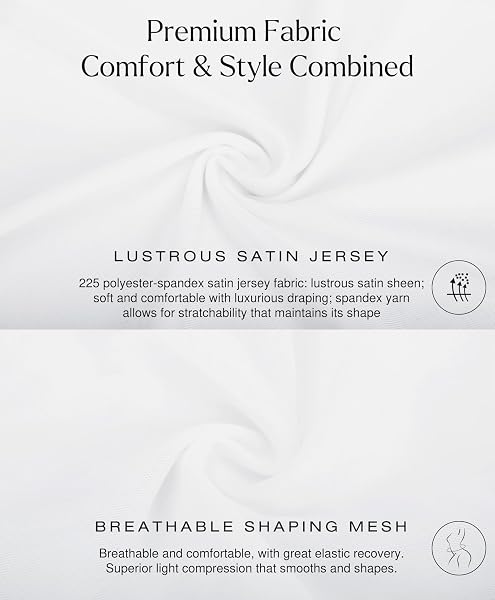 POPILUSH BRIDESMAIDS DRESSES – MOTHER OF BRIDE INFINITY SHAPEWEAR FORMAL WEDDING GUEST MIDI DRESS FOR WOMEN WHITE