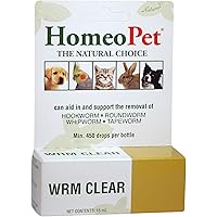 Homeopet H4714 Worm Clear, 15 ml