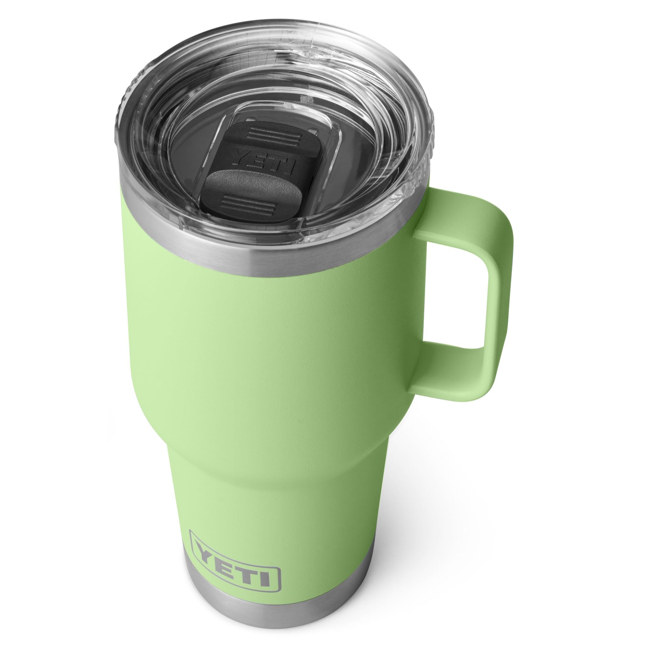 YETI Rambler Travel Mug, Stainless Steel Vacuum Insulated Mug with Stronghold Lid, Key Lime, 30 oz (887 ml)