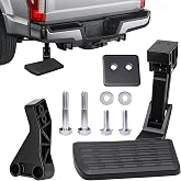 keriolee Retractable Rear Bed Step for 2009-2018 Ram 1500 2500 3500 | Retractable Bumper Truck Tailgate Bed Step,Replace#75306-01A (Not Compatible with Dual Exhaust and Ecodiesel)