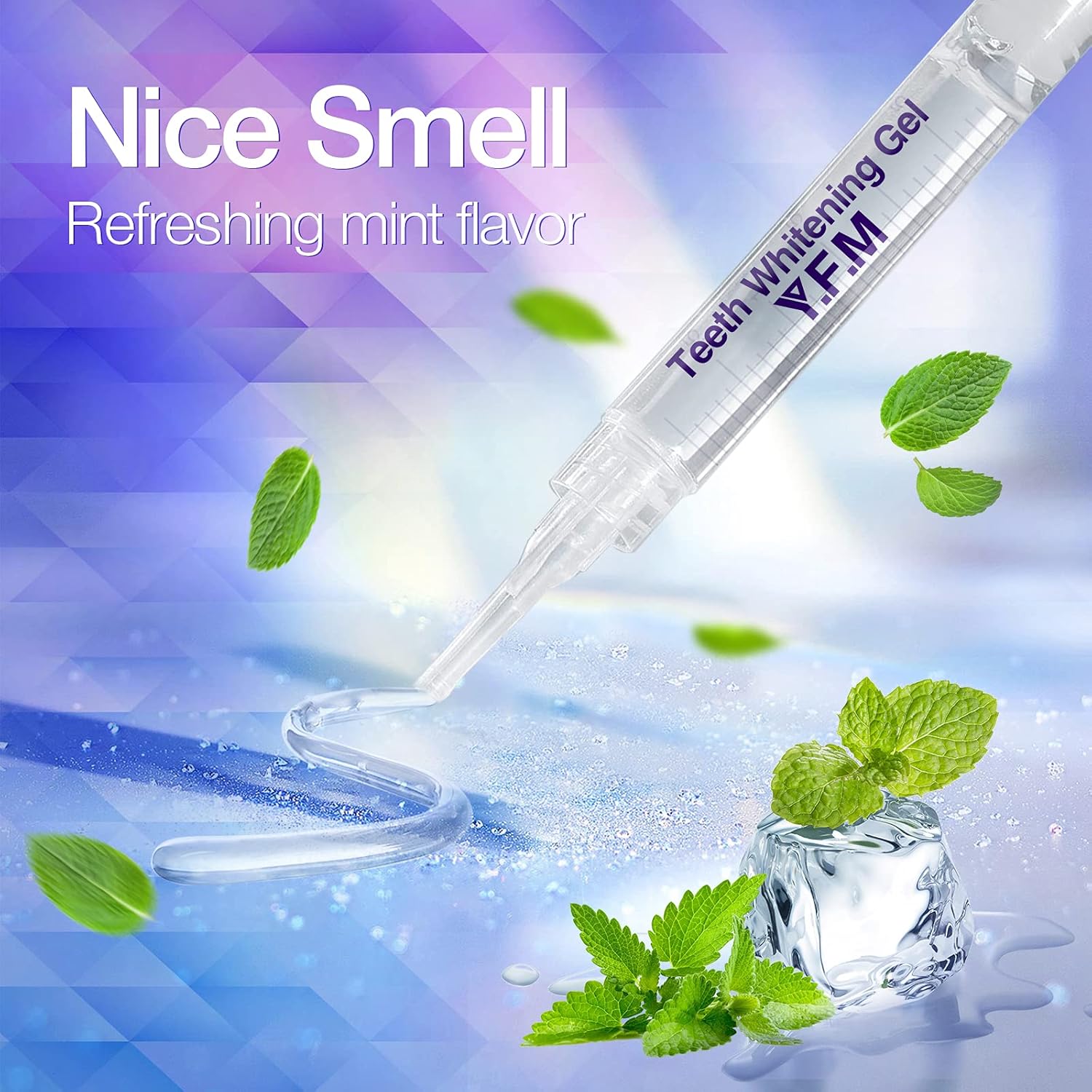 Teeth Whitening Kit, Y.F.M Professional Home Whitening Teeth Kit, 11pcs Teeth Whitening Gel, 2pcs Soothing Gel, 5X LED Light Tooth Whitener, 10 Min Non-Sensitive Fast Teeth Whitener: Health & Personal Care