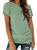 ATHMILE St Patricks Day Tshirts for Women Short