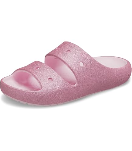 Amazon.com: Crocs Classic Geometric Slide V2 Atmosphere  display picture 3