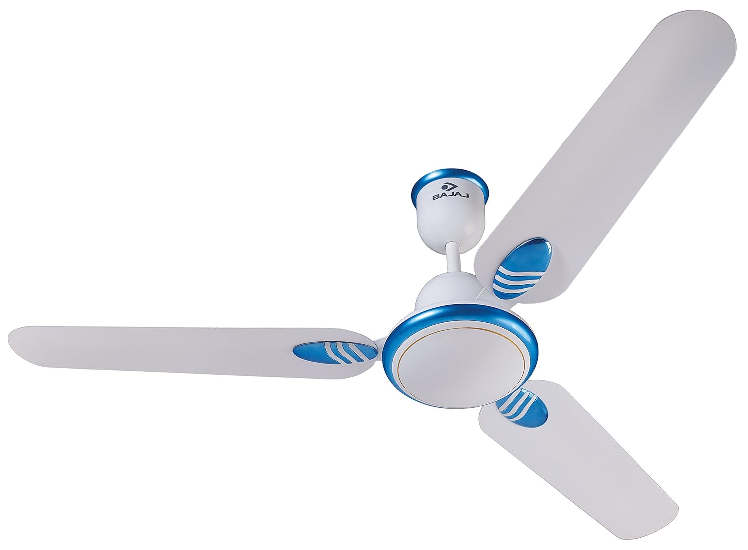 Buy Bajaj Grace Gold DX 1200mm Ceiling Fan (White Blue) Online at Low