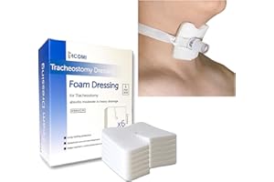 TICOMI Tracheostomy Dressing Pad ,Thicken Sponges, Trach Stoma Care , Sterile (Pack of 6)