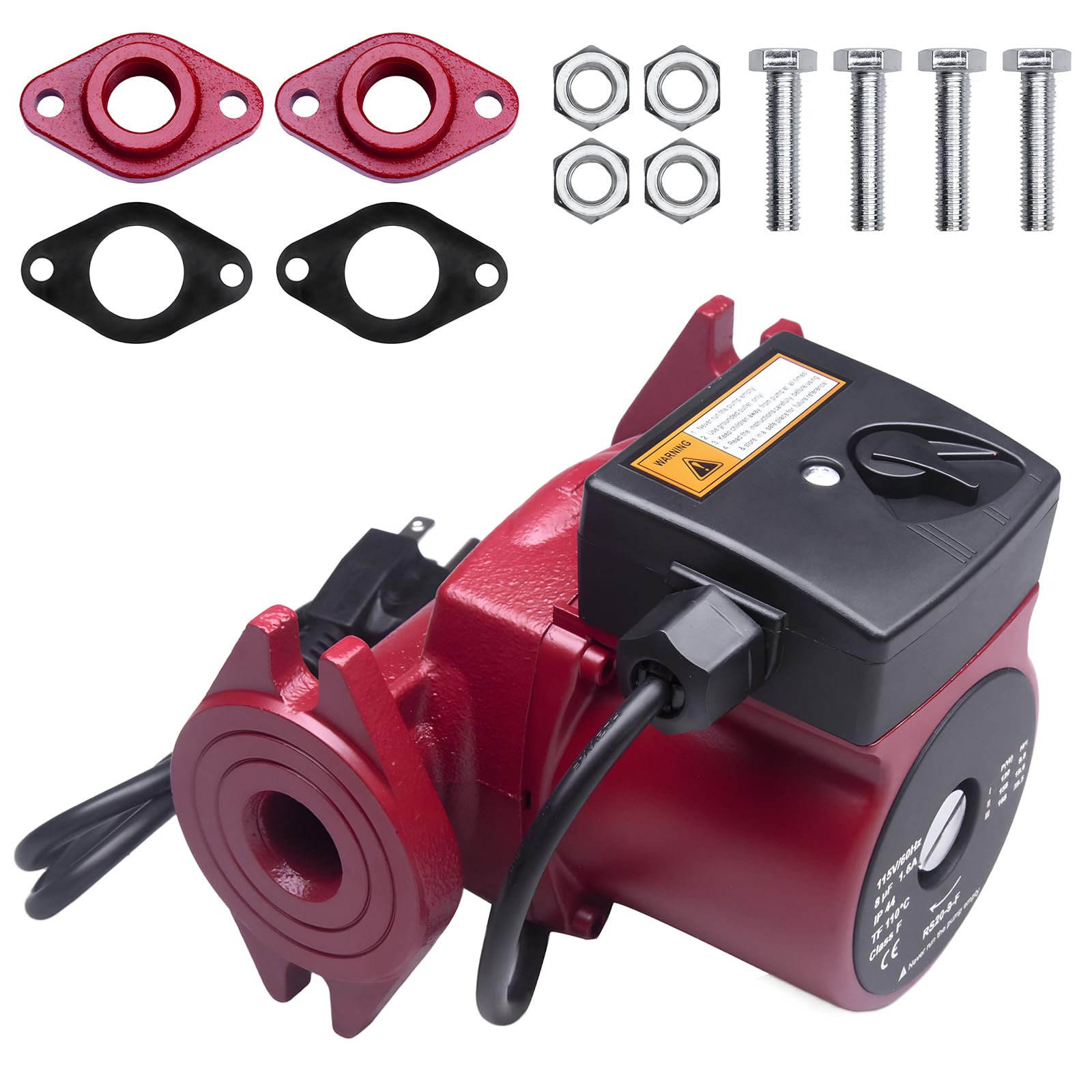 Photo 1 of UPS26-99FC, 52722512 Water Circulator Pump 115V 1/6HP 3-Speed Boiler Pump for Hydronic Heating, Radiant Heating, Fan Coil Heating, Solar and Other System Types