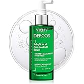 Dercos Salicylic Acid Anti-Dandruff Treatment, Scalp Treatment Targets Dandruff Symptoms & Leaves Head Feeling Hydrated & Soothed, Serum Provides Flake & Itch Relief, 3 Fl. Oz.