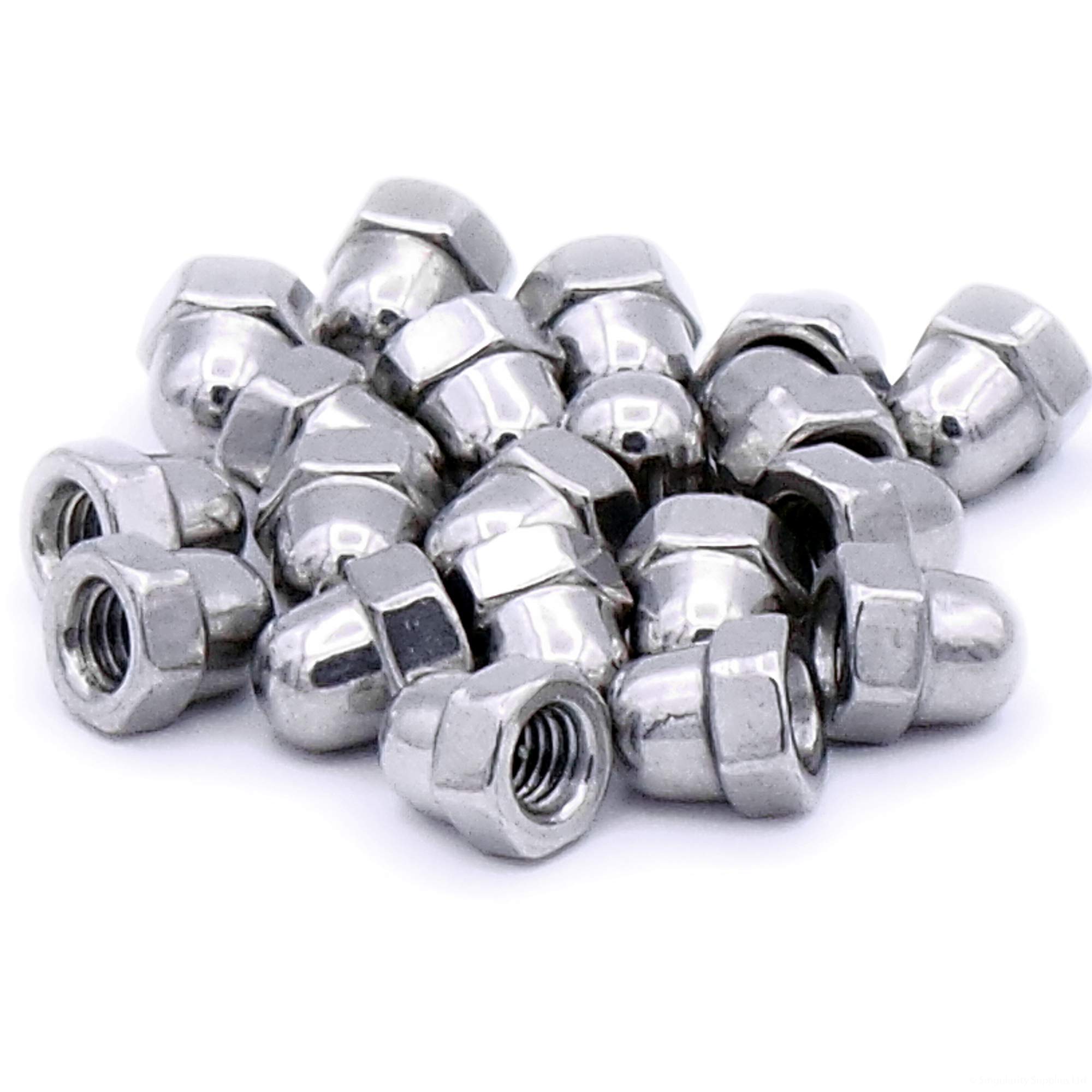 M4 (4mm) Dome Cap Nut - Stainless Steel (A2) (Pack of 20)