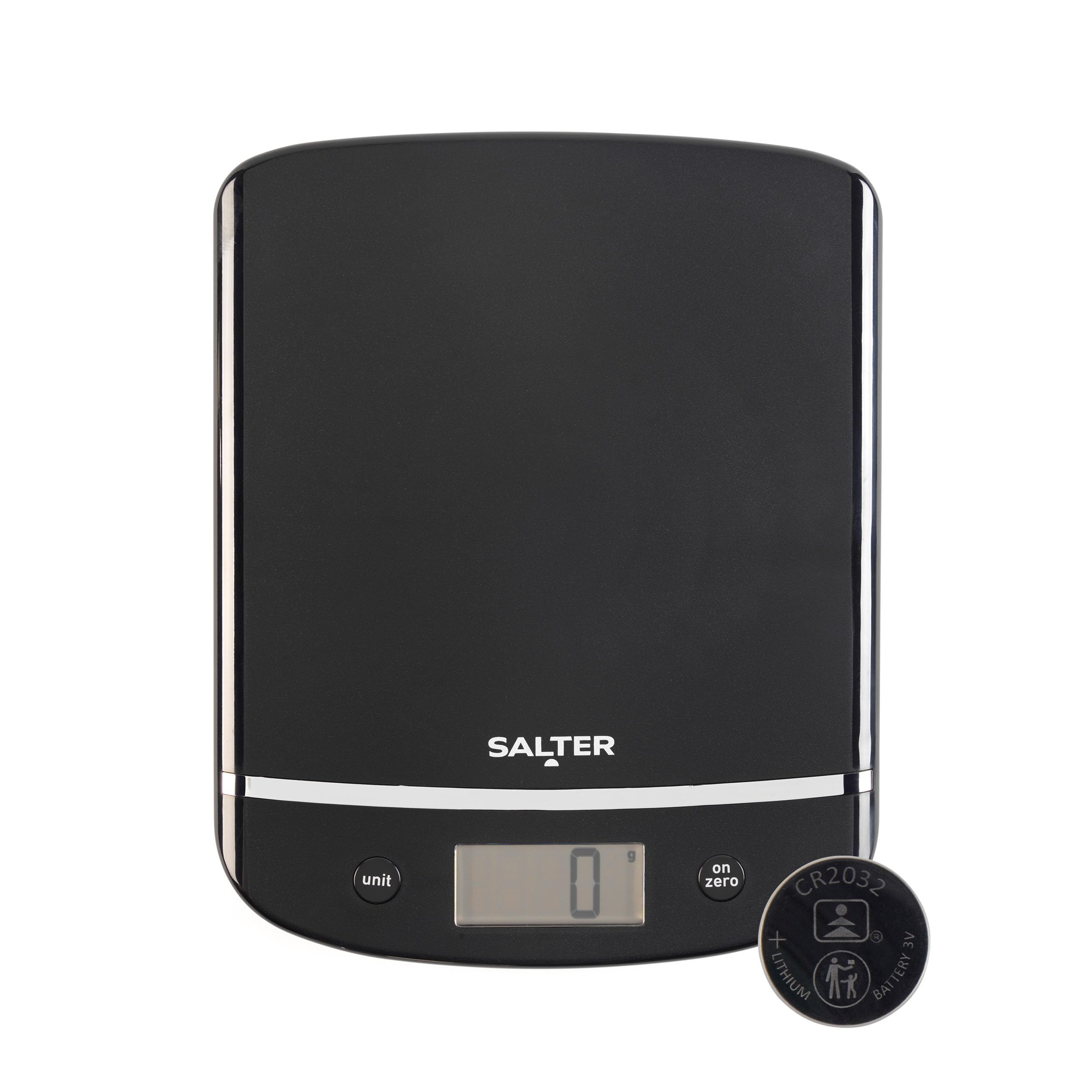 Salter Aquatronic Digital Kitchen Scale - Electronic Food Scale, Measure Liquids, Wet & Dry Ingredients, 5kg/11lbs Capacity, Add & Weigh Ingredients Together, Easy Read LCD Display, Includes Battery