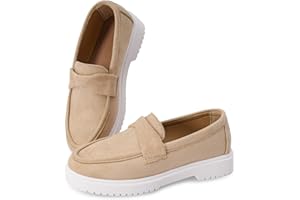 ZEUHZIH Women’s Casual Slip-On Loafers – Lightweight Cushioned Walking Flats with Soft Fabric Upper and Rubber Sole, Comfy Everyday Shoes for Work & Weekend