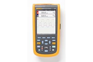 Fluke 123B Industrial ScopeMeter Hand-held Oscilloscope, 2 Input Channels, 20 MHZ Bandwidth