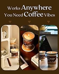 M&SENSE Coffee Coconut Latte Scented Soy Candle