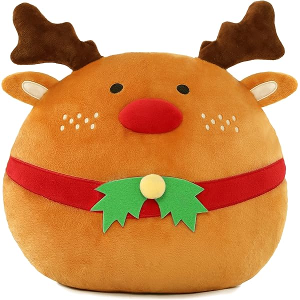 fat reindeer plush