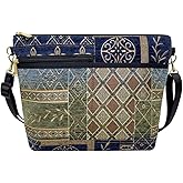 Danny K. Women's Tapestry Bag Shoulder Handbag, Large Zipper Purse Handmade in the USA