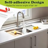 Fixmend TPE Quadrant Trim 6M Self Adhesive Wall Corner Edging White 19x13mm view 5