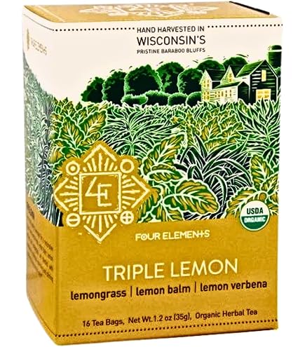 Amazon.com: Four Elements 4E Triple Lemon Tea, Blended with