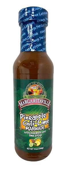 MARGARITAVILLE MARINADE PINEAPPLE CHILI LIME, 17 OZ