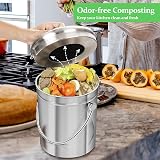 Ezebesta Compost Bin Filters Pack of 8 Activated Charcoal Universal 17cm view 7