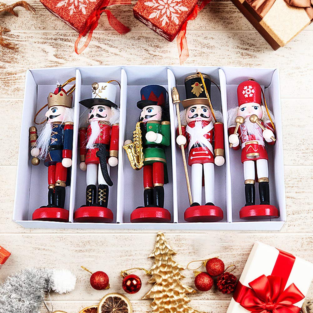 FuYouTa Cascanueces Figuras Soldado Muñeca Árbol de Navidad Cascanueces