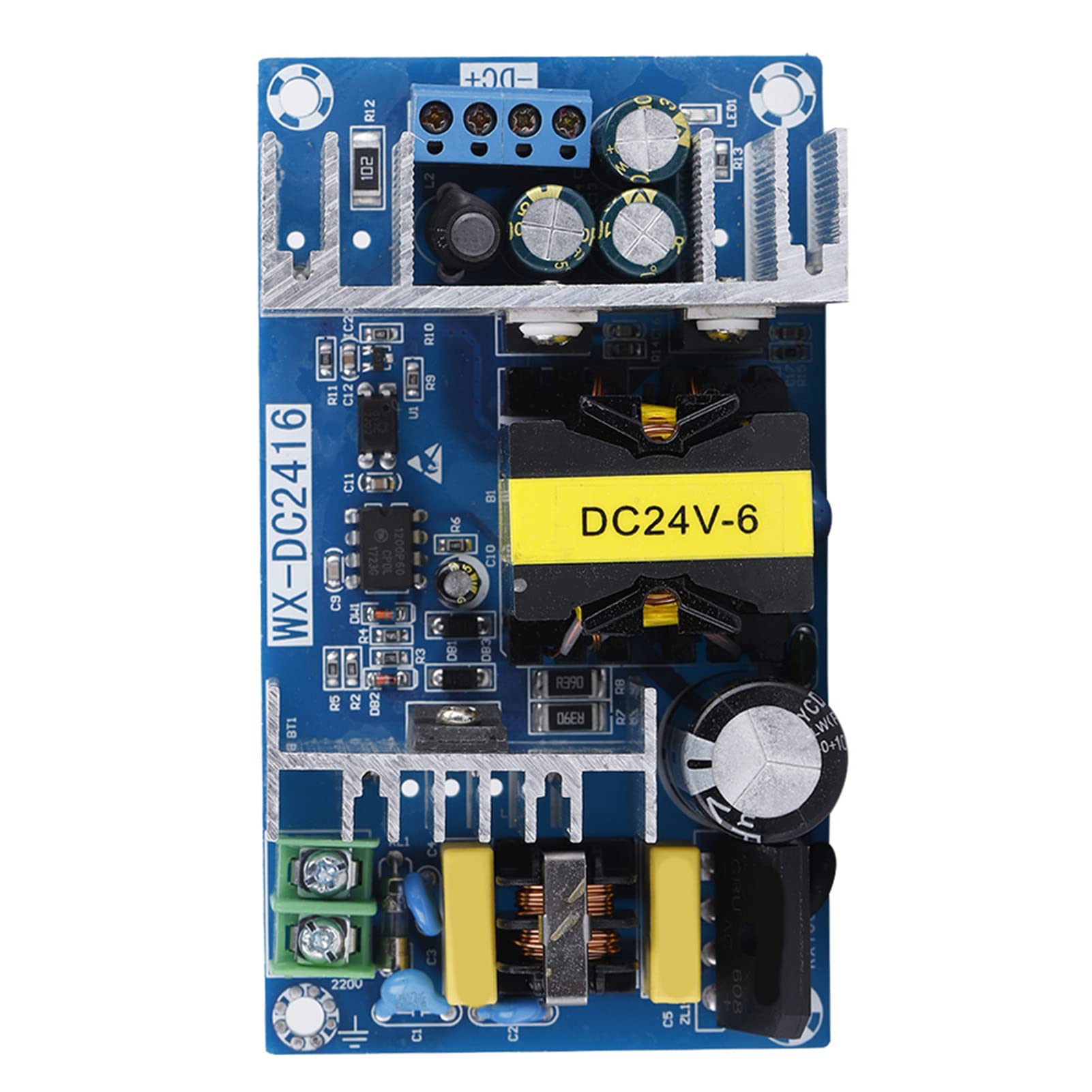 ASHATA Switching Power Supply Board, 24V 6A 150W High Power Module,Bare Board DC Power Module With Multi-peotection