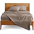 Bare Home Queen Sheet Set - Luxury 1800 Ultra-Soft Microfiber Queen Bed Sheets - Double Brushed - Deep Pockets - Easy Fit - 4 Piece Set - Bedding Sheets & Pillowcases (Queen, Taupe)