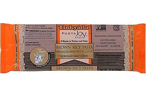 Tinkyada Brown Rice Pasta, Spinach Spaghetti, 340g (Pack of 1)
