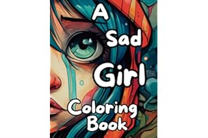 A Sad Girl Coloring Book: Mindfulness coloring for anxiety depression stress relief