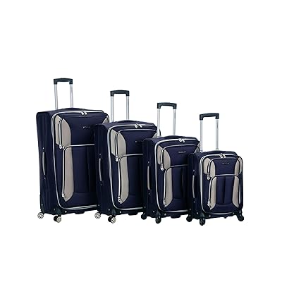 Rockland Impact Spinner Luggage Set Navy, Piece Nigeria Ubuy