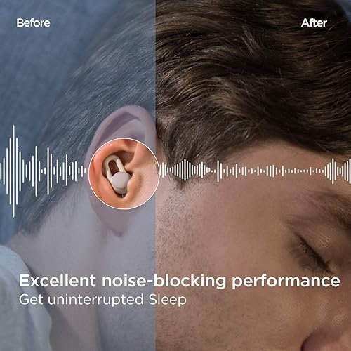 Amazfit Zenbuds Smart Sleep Earbuds, Noise Blocking, in-Ear Alarm