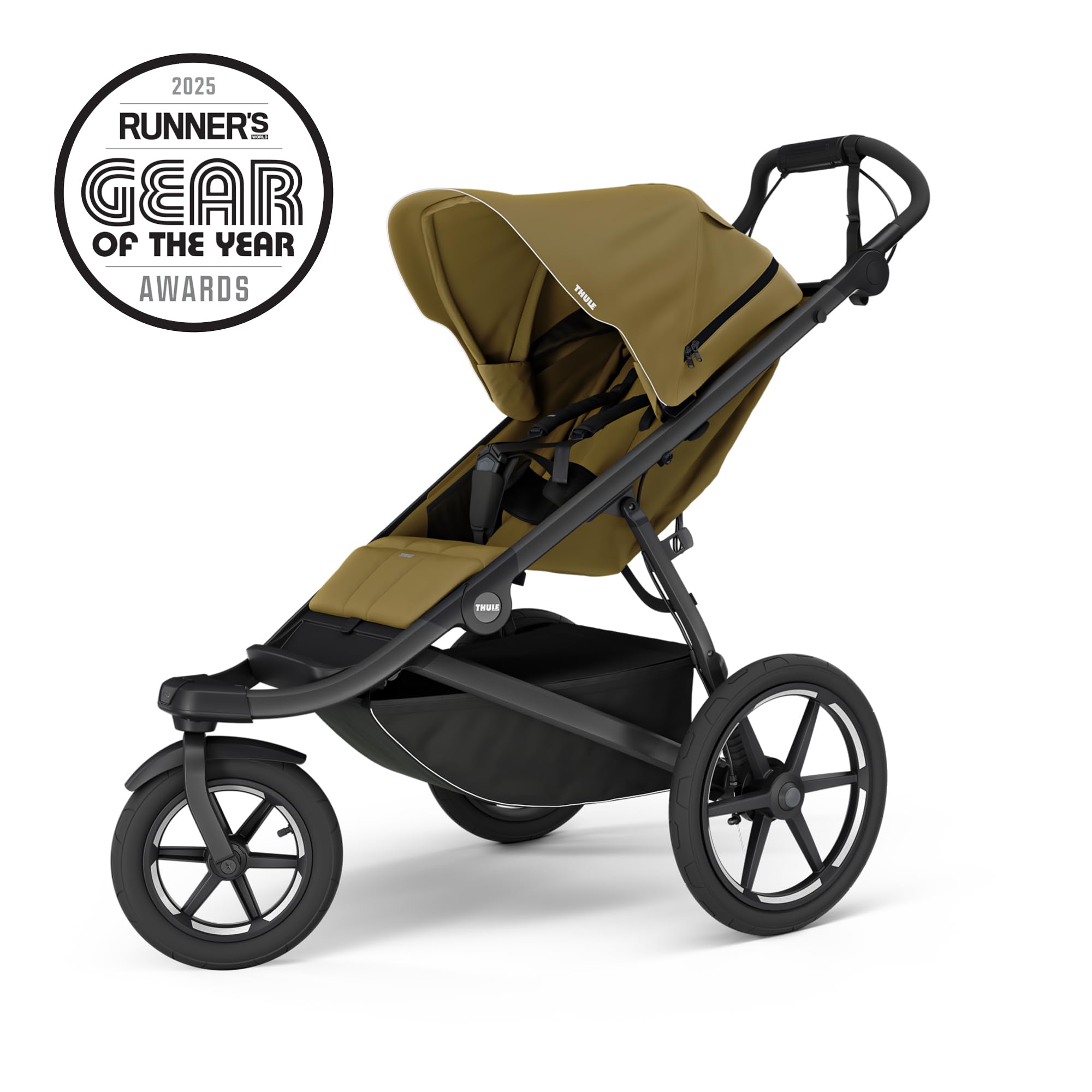 Thule Urban Glide 3 Single Child All-Terrain Stroller, Full-Suspension System, Air-Filled Tires, Upright seat with Adjustable Recline and Built-in legrest