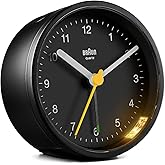Braun Orologio Sveglia Analogico Classico Funzione Snooze E Luce, Movimento Al Q