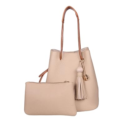 Lino Perros Womens Handbag (Beige)