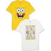 Spongebob Squarepants Boys Spongebob Squarepants Boys 2-Pack T-Shirt Bundle - Nickelodeon