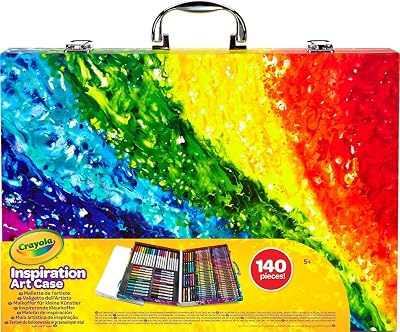 Crayola Inspiration Art Case 140 Pieces Crayons Markers Pencils Paper 5+
