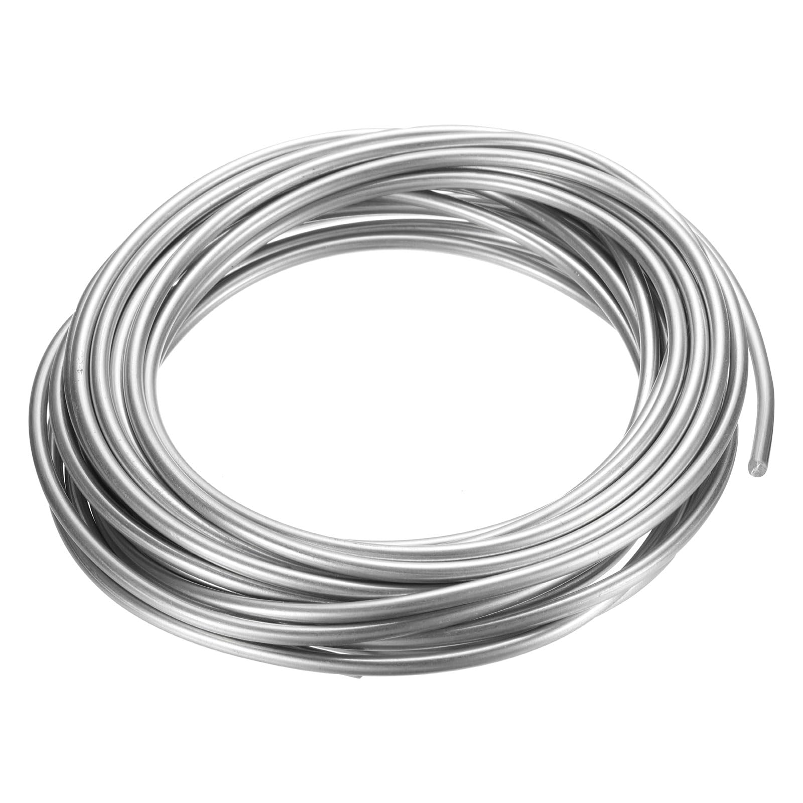 PATIKIL 99.99% High Purity Zinc Wire, 1 Rolls 9 Gauge Pure Zinc Wire 3mm Soft Beading Wire Lab Scientific Experiment Zinc Wire Tool (16.4Ft/Roll)