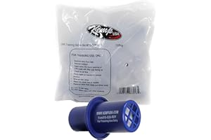 Kemp USA CPR Training Valves for CPR Training | First Aid Medical Supplies | One-Way, Disposable CPR Training Valves | Individually Wrapped (Pack of 50) Royal Blue