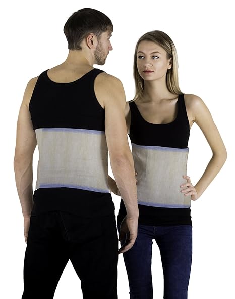 INFINITUM MEDICAL Rückenwärmer Angora & Merino Wolle für Damen und Herren - Wärmegürtel für Rücken - Nierenwärmer Hüftwärmer 