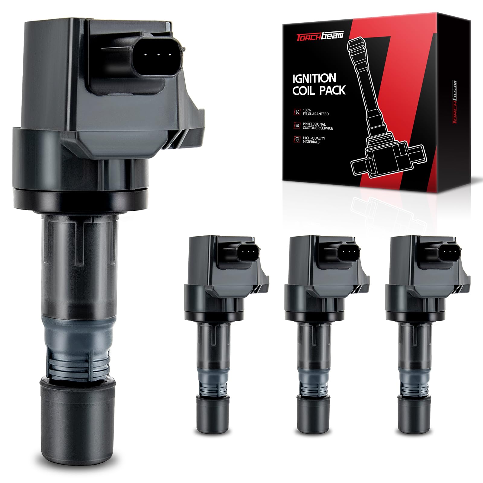 Torchbeam 4 Packs Ignition Coil UF672 Fit for 2016