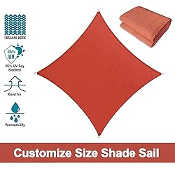 Amahut Sun Shade Sail Rectangle Canopy Porch Cover