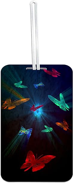 plastic luggage tags personalized