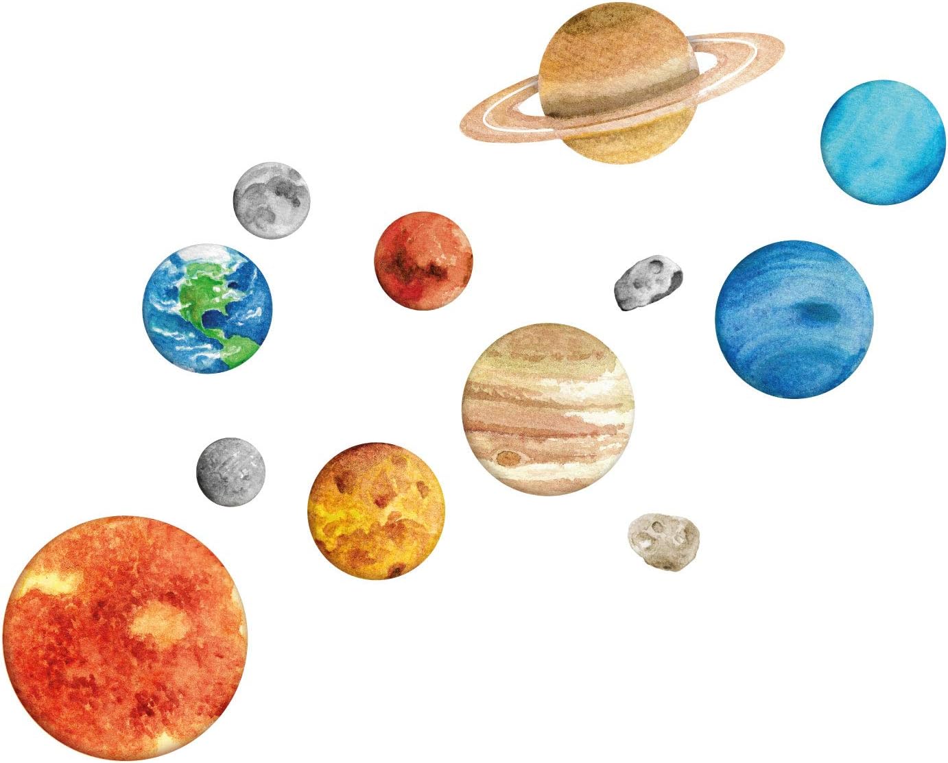 Solar System Wall Sticker, Space Wall Stickers - Image 3