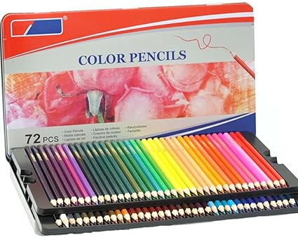 kekehouse® 72 lápices de color con caja Metal, a la mejor ...